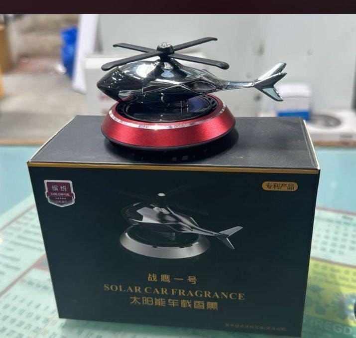 Solar Helicopter Car Air Freshener