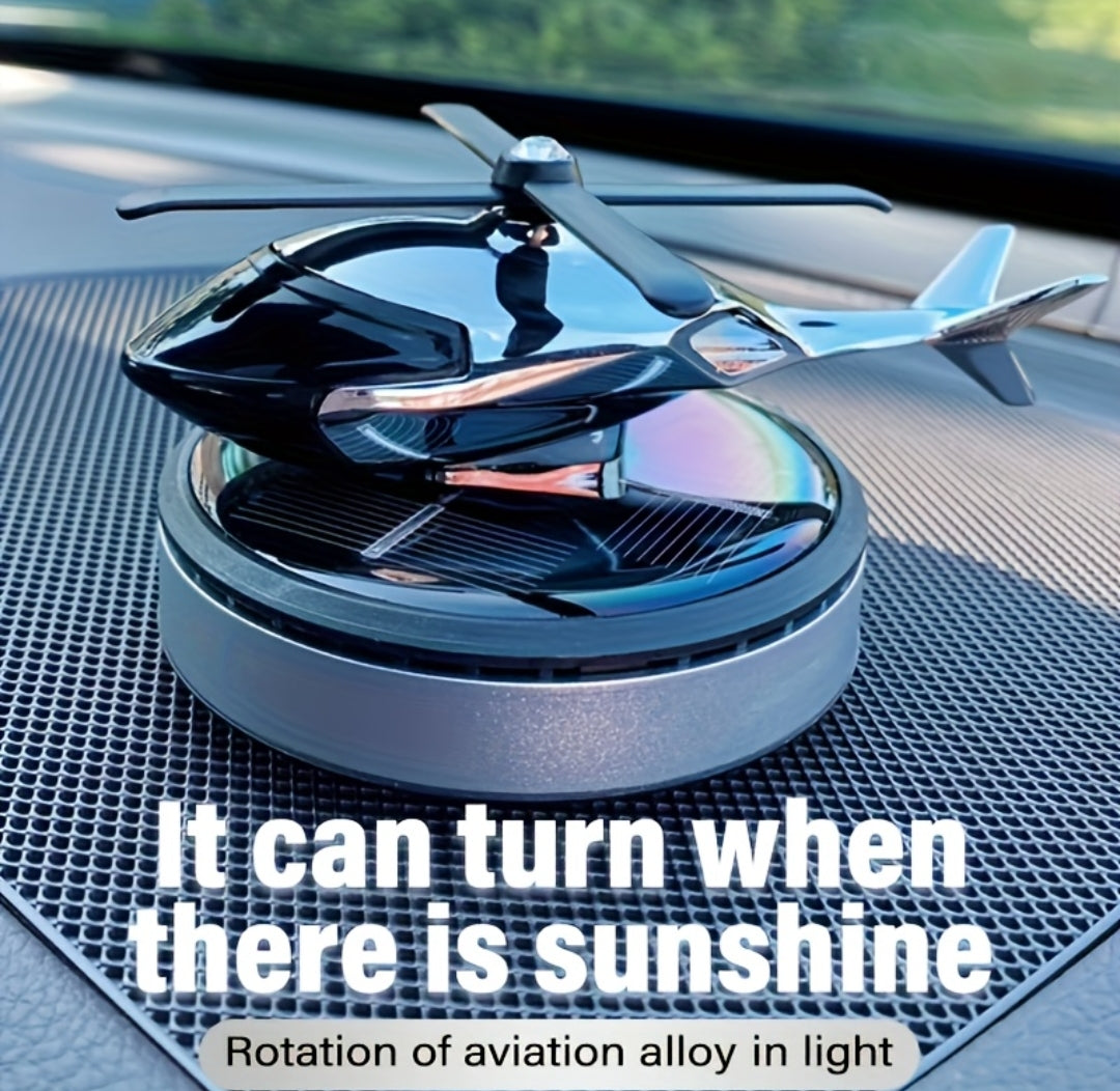 Solar Helicopter Car Air Freshener